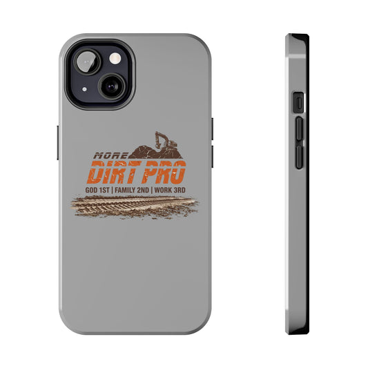 Dirt Pro Tough Phone Case – 'More Dirt Pro' Off-Road Motocross Design