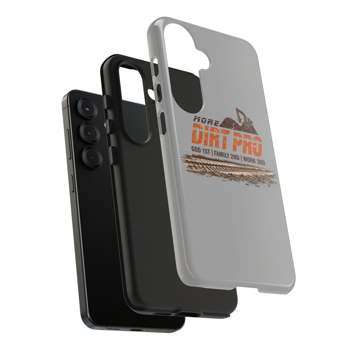 Dirt Pro Tough Phone Case – 'More Dirt Pro' Off-Road Motocross Design