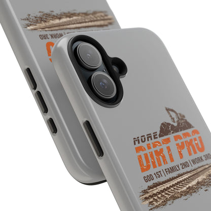 Dirt Pro Tough Phone Case – 'More Dirt Pro' Off-Road Motocross Design