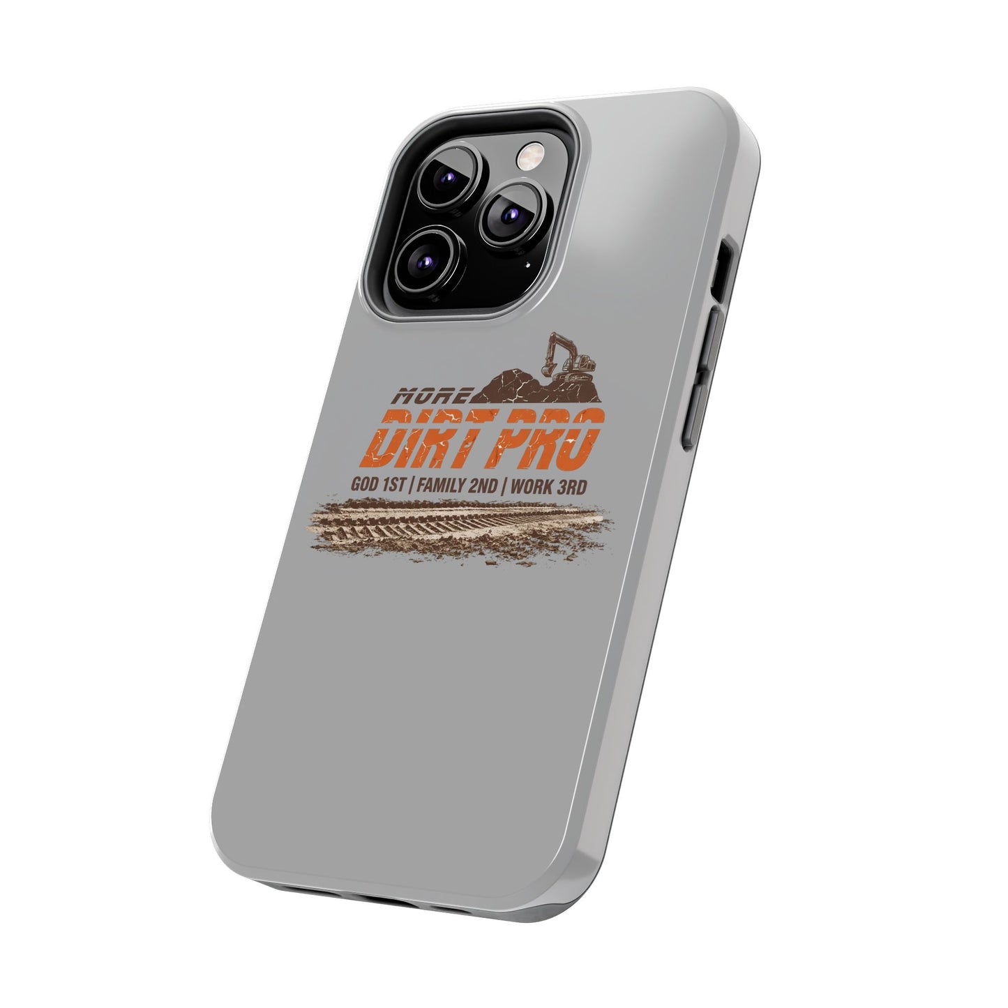 Dirt Pro Tough Phone Case – 'More Dirt Pro' Off-Road Motocross Design