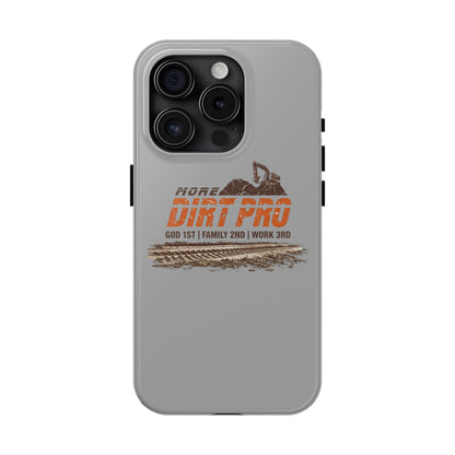 Dirt Pro Tough Phone Case – 'More Dirt Pro' Off-Road Motocross Design