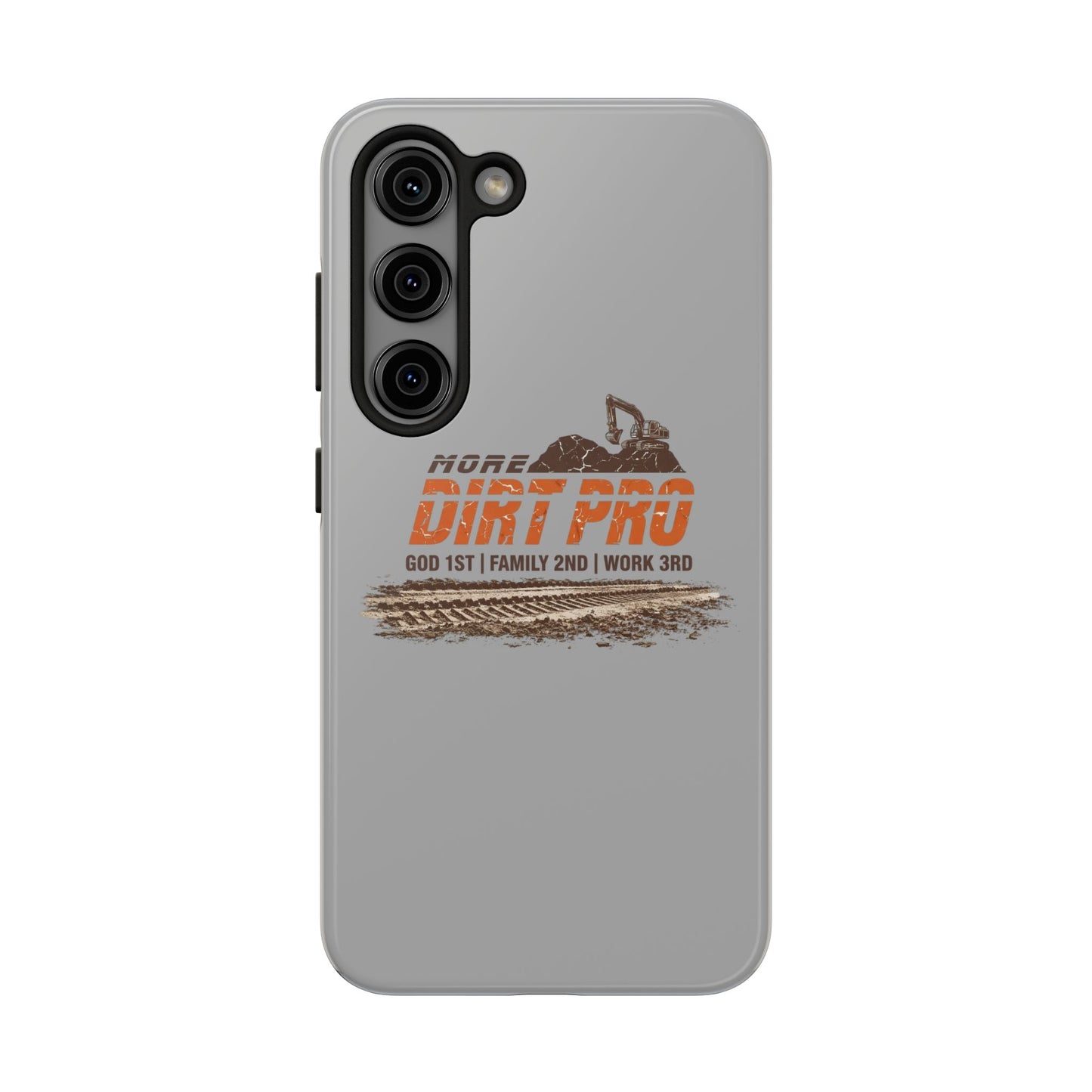 Dirt Pro Tough Phone Case – 'More Dirt Pro' Off-Road Motocross Design