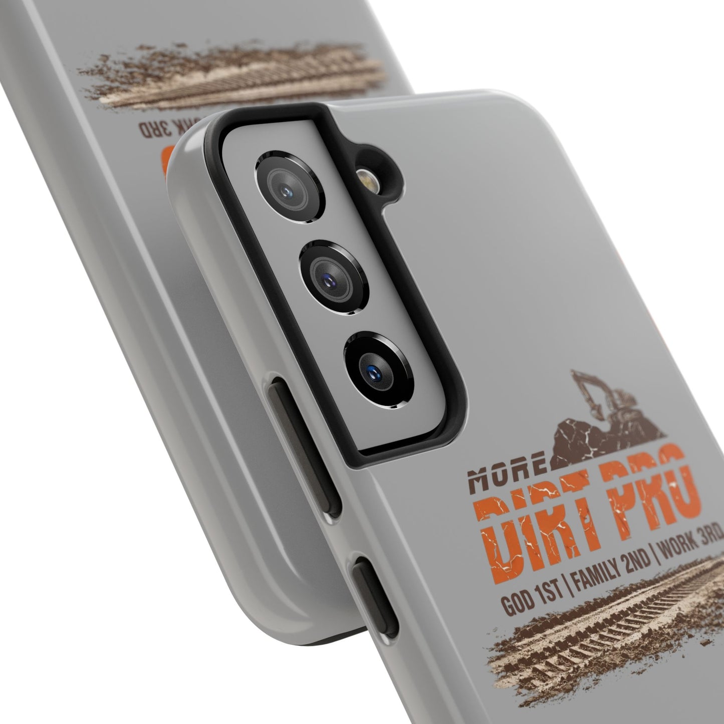 Dirt Pro Tough Phone Case – 'More Dirt Pro' Off-Road Motocross Design