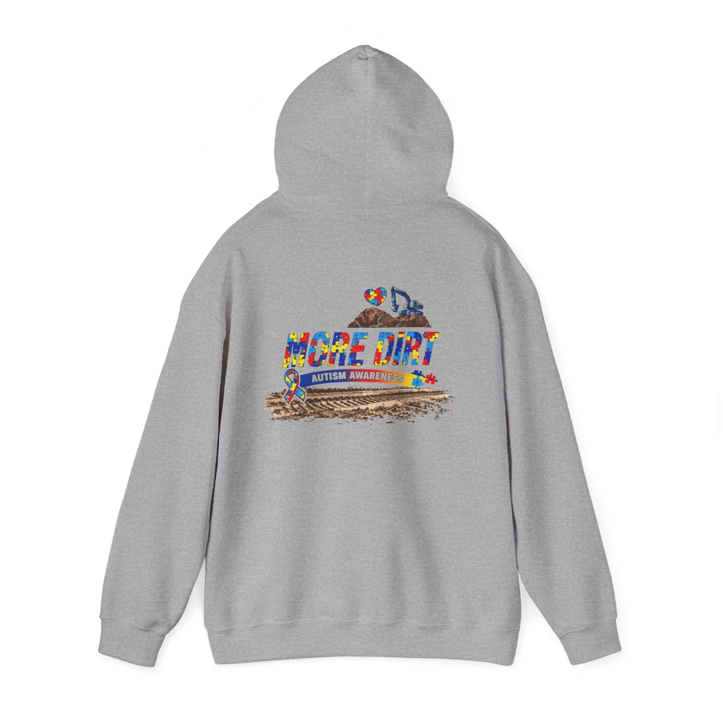 Hoodie - "More Dirt" Autism Awareness Racing Hoodie
