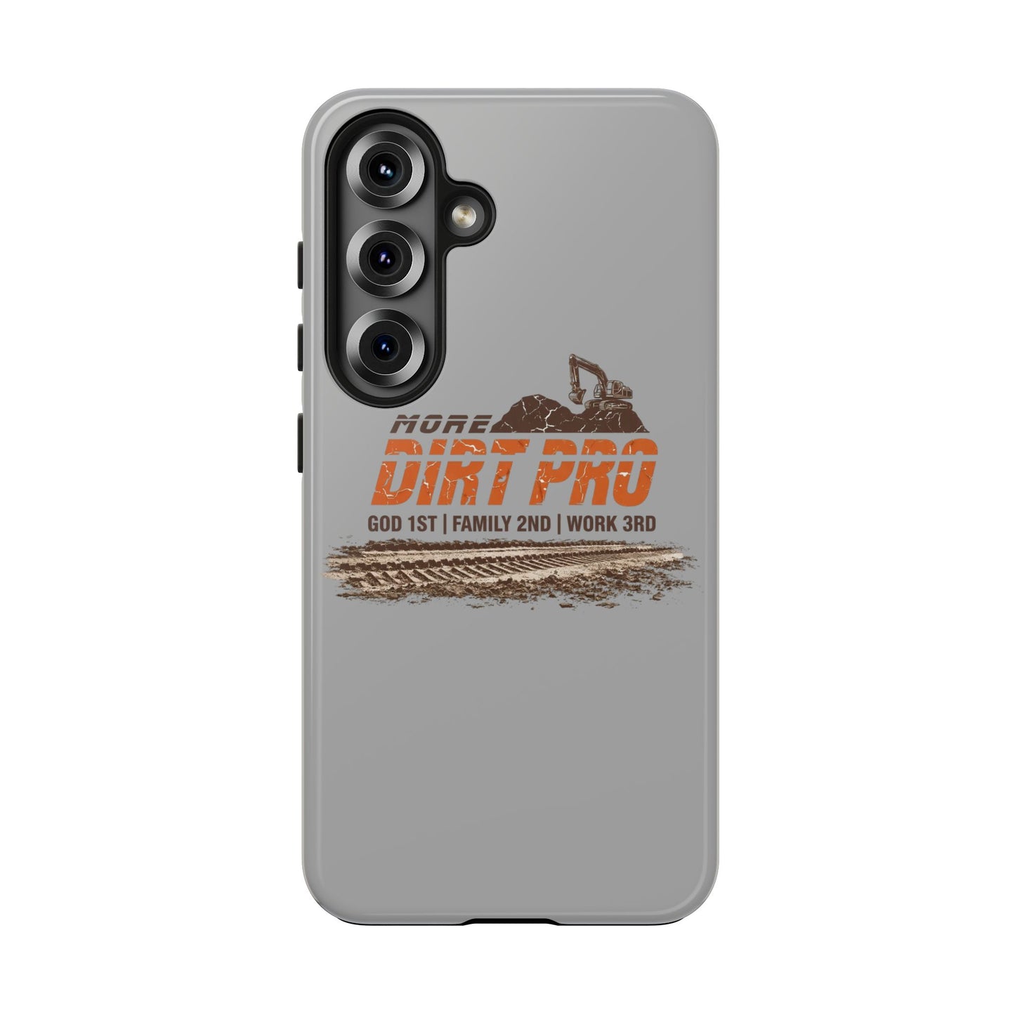 Dirt Pro Tough Phone Case – 'More Dirt Pro' Off-Road Motocross Design