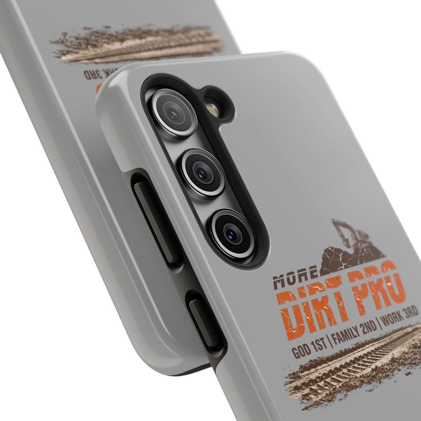 Dirt Pro Tough Phone Case – 'More Dirt Pro' Off-Road Motocross Design