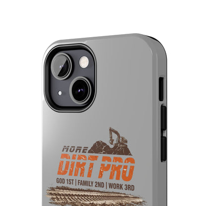 Dirt Pro Tough Phone Case – 'More Dirt Pro' Off-Road Motocross Design