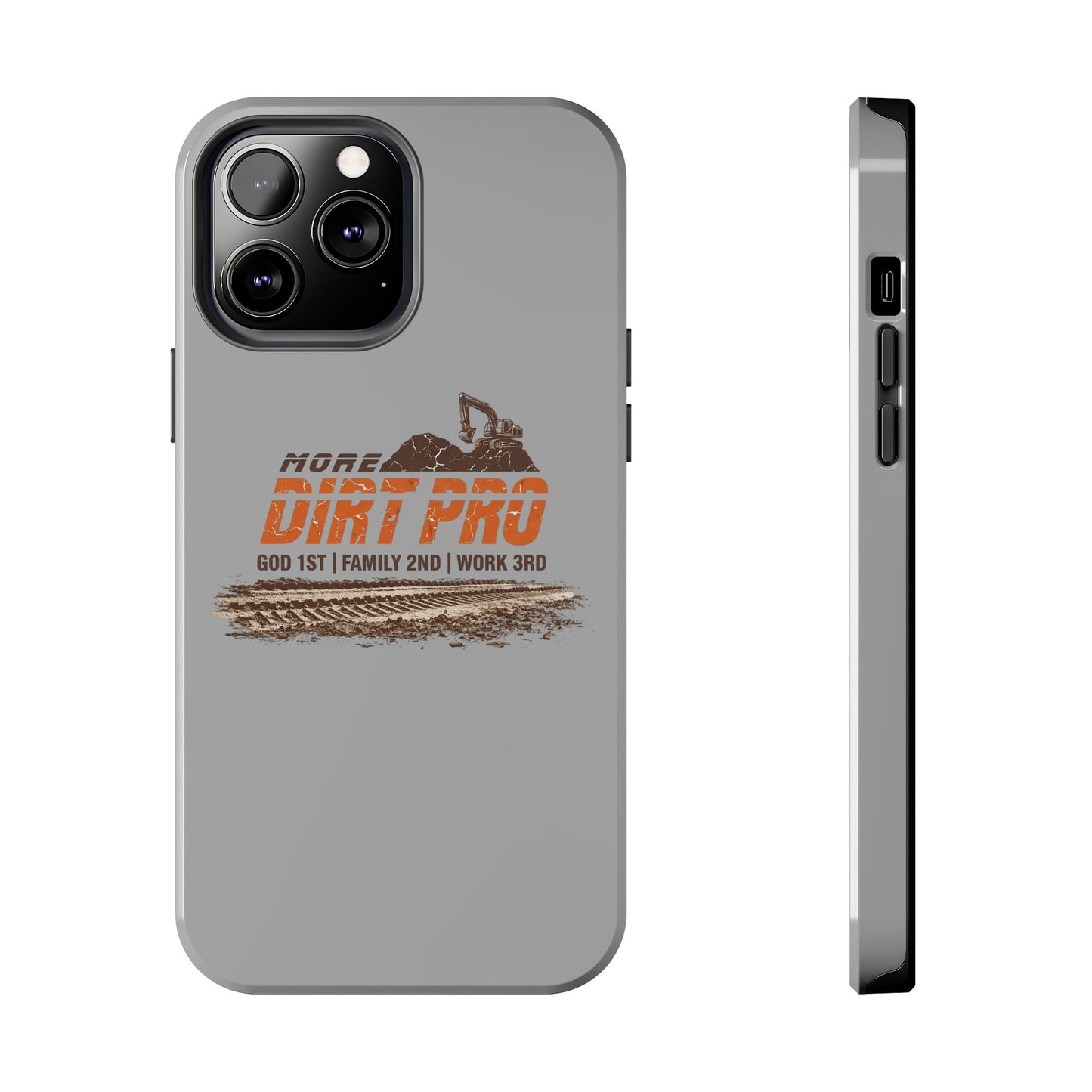 Dirt Pro Tough Phone Case – 'More Dirt Pro' Off-Road Motocross Design