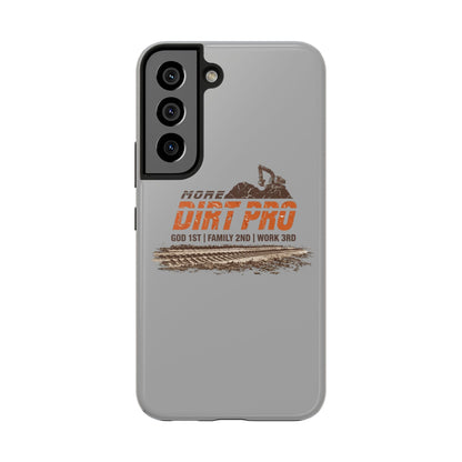 Dirt Pro Tough Phone Case – 'More Dirt Pro' Off-Road Motocross Design