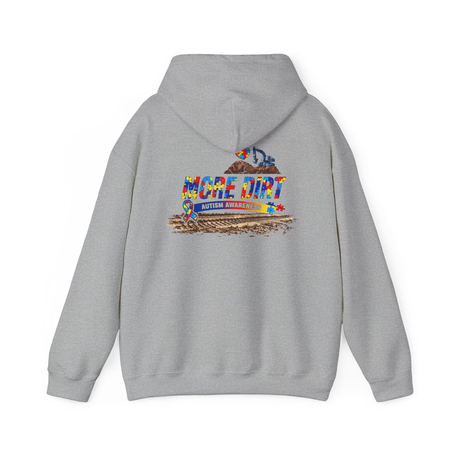 Hoodie - "More Dirt" Autism Awareness Racing Hoodie