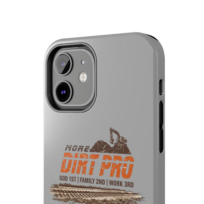 Dirt Pro Tough Phone Case – 'More Dirt Pro' Off-Road Motocross Design
