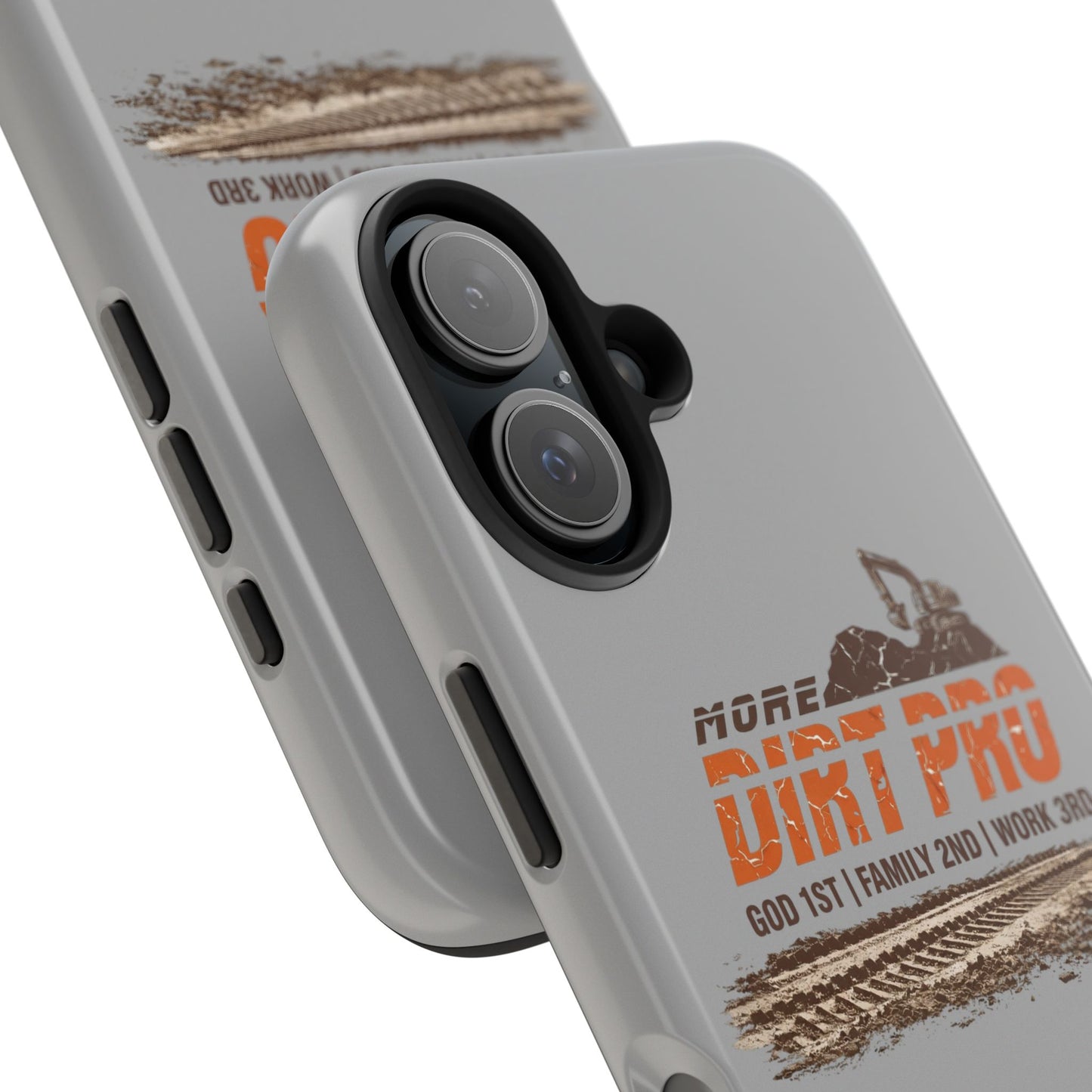 Dirt Pro Tough Phone Case – 'More Dirt Pro' Off-Road Motocross Design