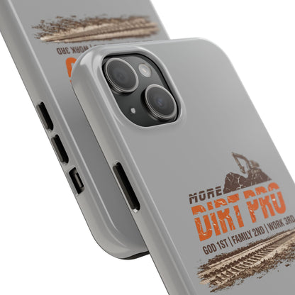 Dirt Pro Tough Phone Case – 'More Dirt Pro' Off-Road Motocross Design
