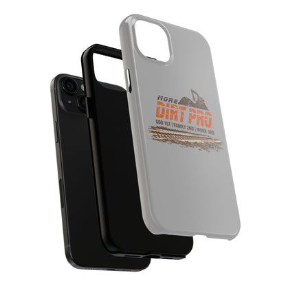 Dirt Pro Tough Phone Case – 'More Dirt Pro' Off-Road Motocross Design