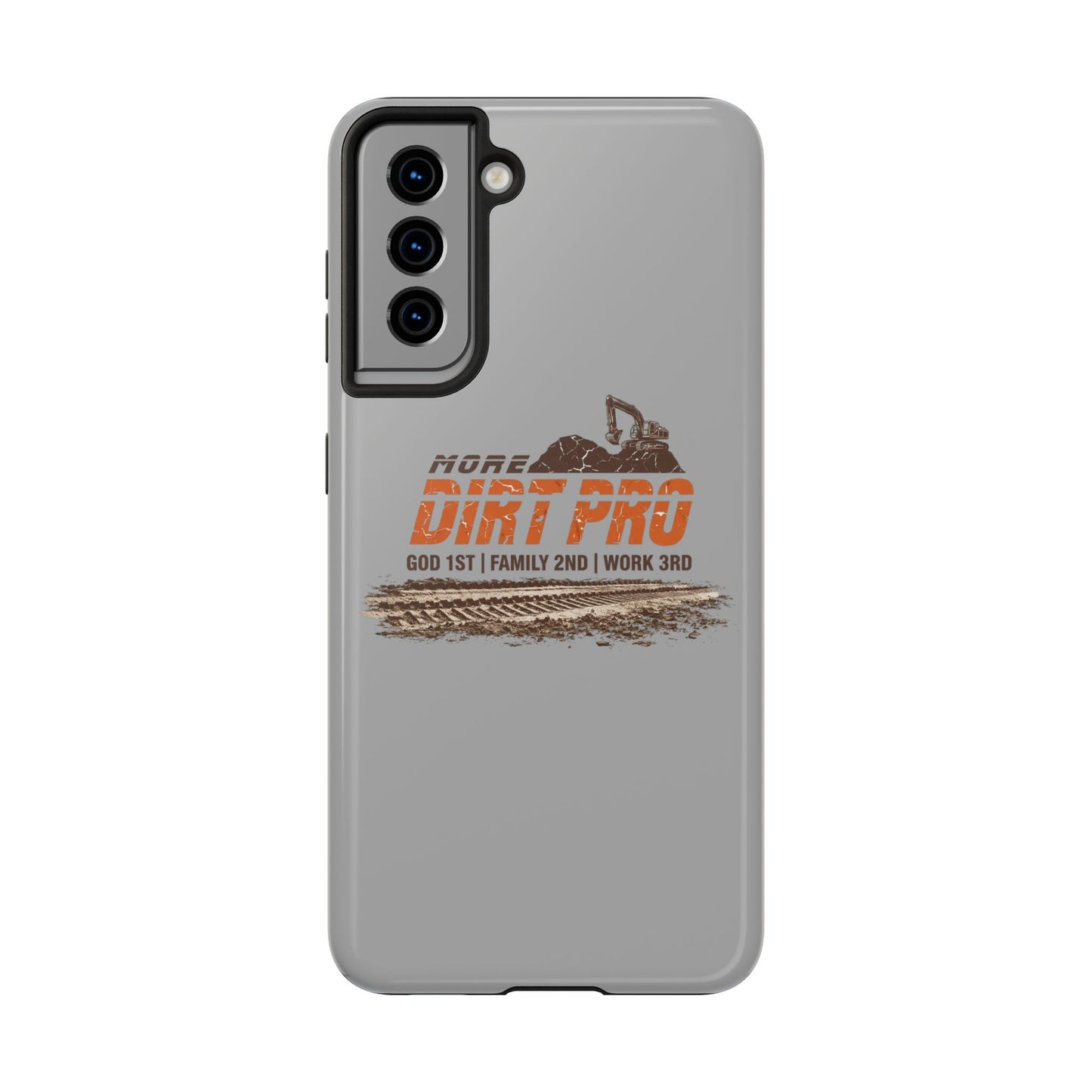 Dirt Pro Tough Phone Case – 'More Dirt Pro' Off-Road Motocross Design