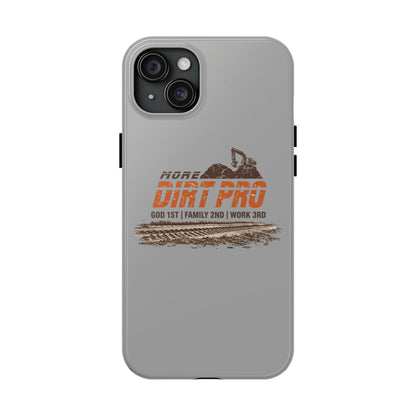 Dirt Pro Tough Phone Case – 'More Dirt Pro' Off-Road Motocross Design