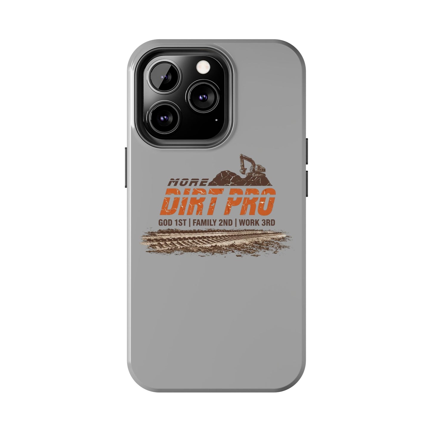 Dirt Pro Tough Phone Case – 'More Dirt Pro' Off-Road Motocross Design