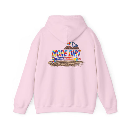 Hoodie - "More Dirt" Autism Awareness Racing Hoodie