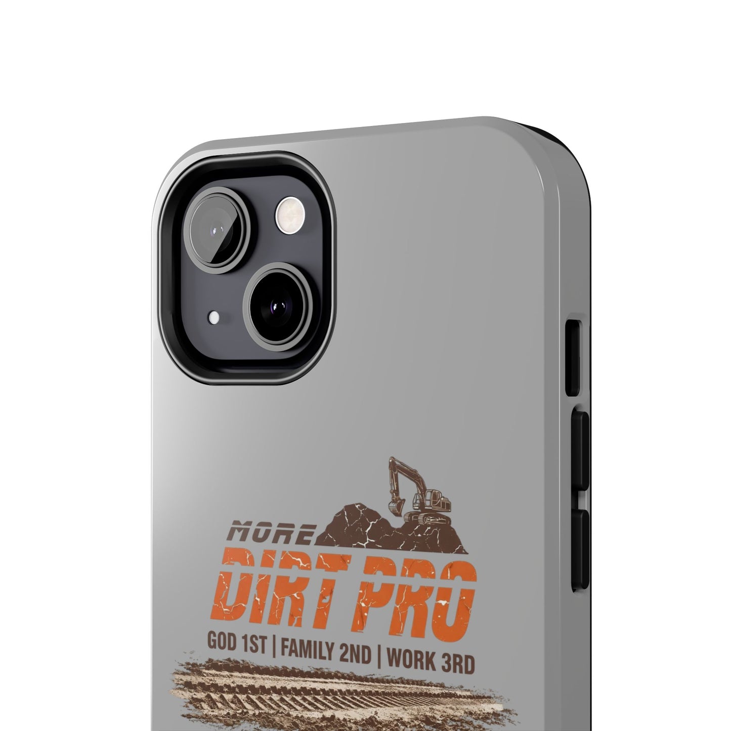 Dirt Pro Tough Phone Case – 'More Dirt Pro' Off-Road Motocross Design