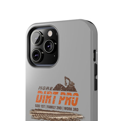 Dirt Pro Tough Phone Case – 'More Dirt Pro' Off-Road Motocross Design