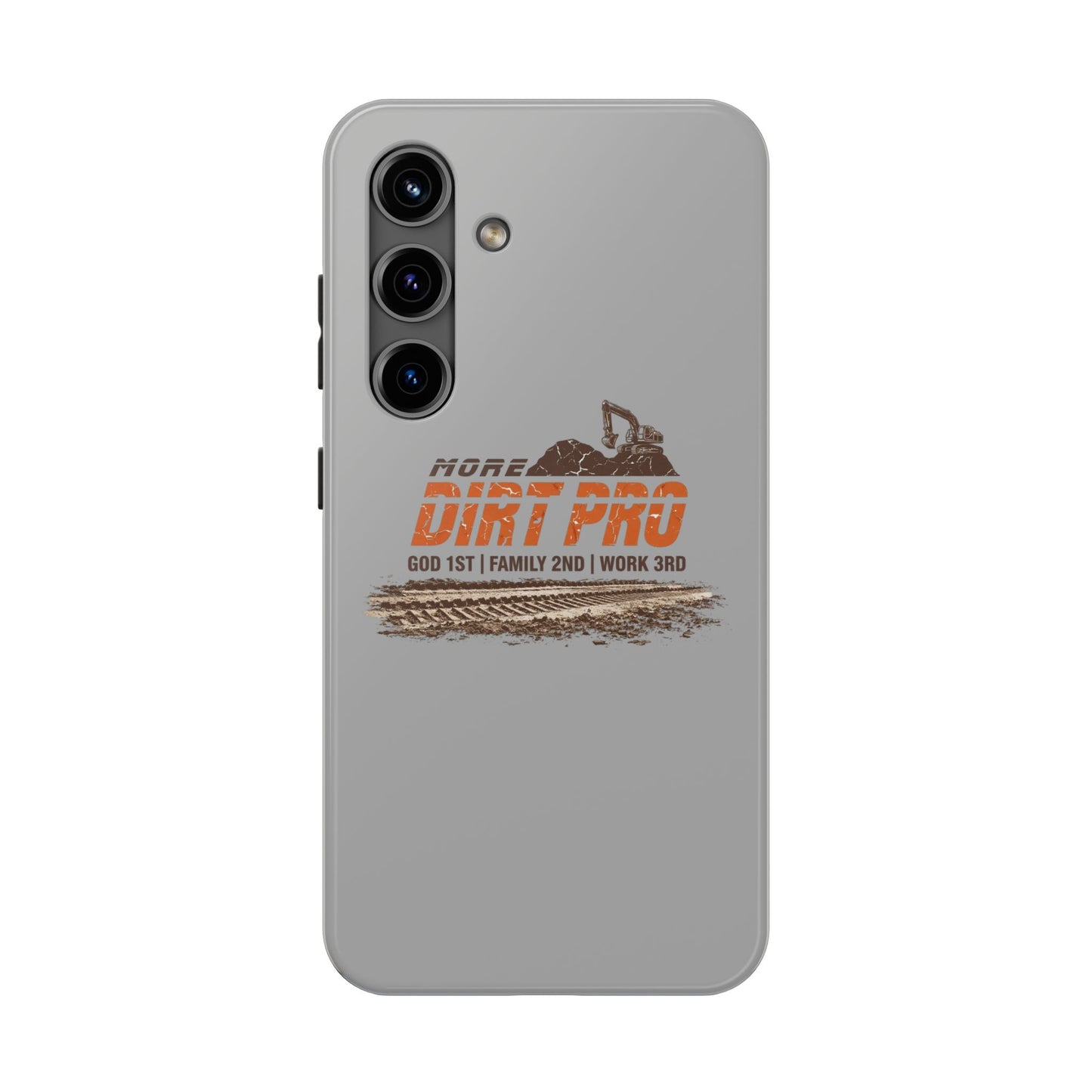 Dirt Pro Tough Phone Case – 'More Dirt Pro' Off-Road Motocross Design