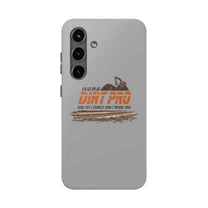 Dirt Pro Tough Phone Case – 'More Dirt Pro' Off-Road Motocross Design