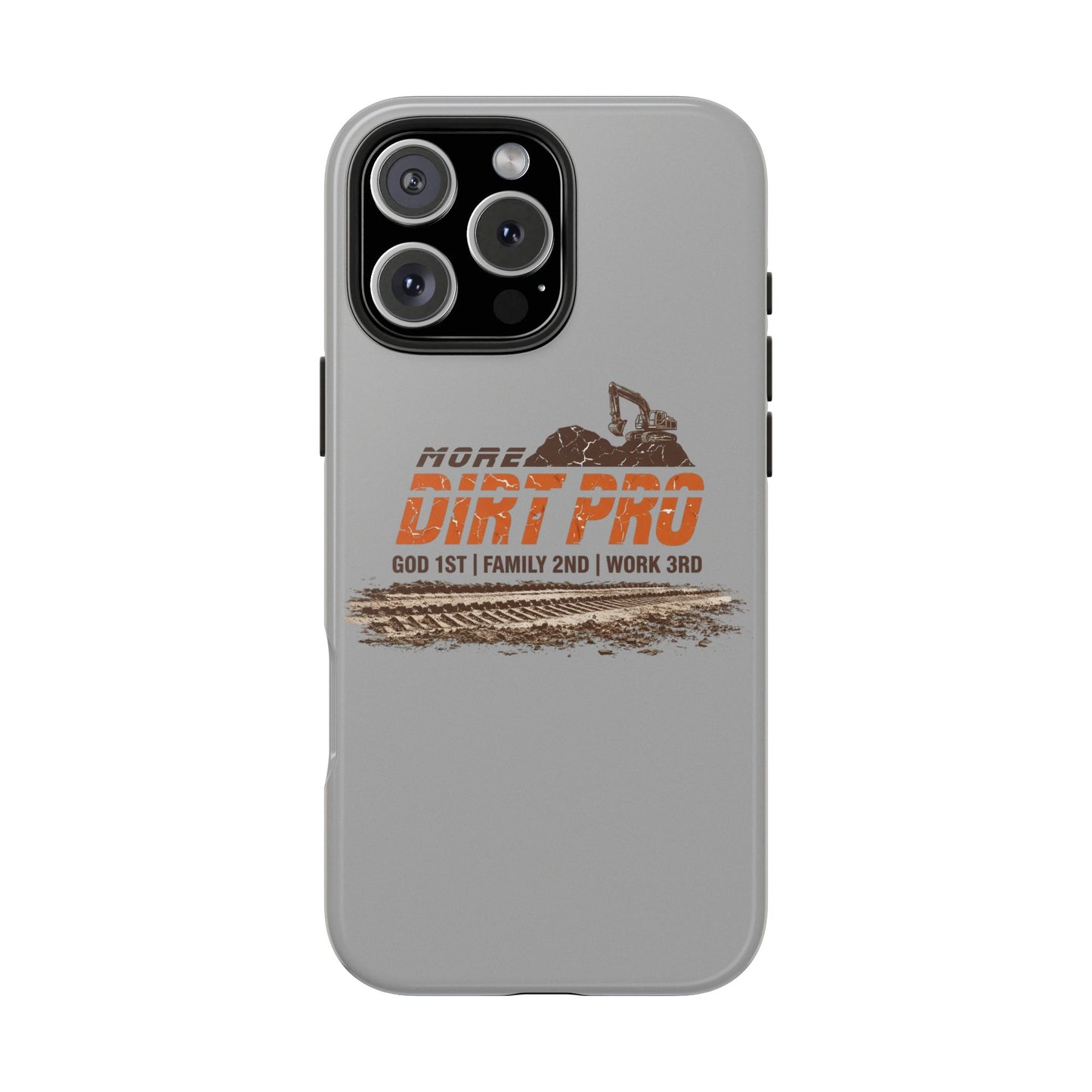 Dirt Pro Tough Phone Case – 'More Dirt Pro' Off-Road Motocross Design