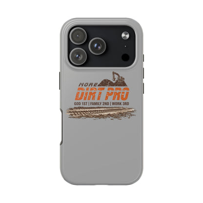Dirt Pro Tough Phone Case – 'More Dirt Pro' Off-Road Motocross Design