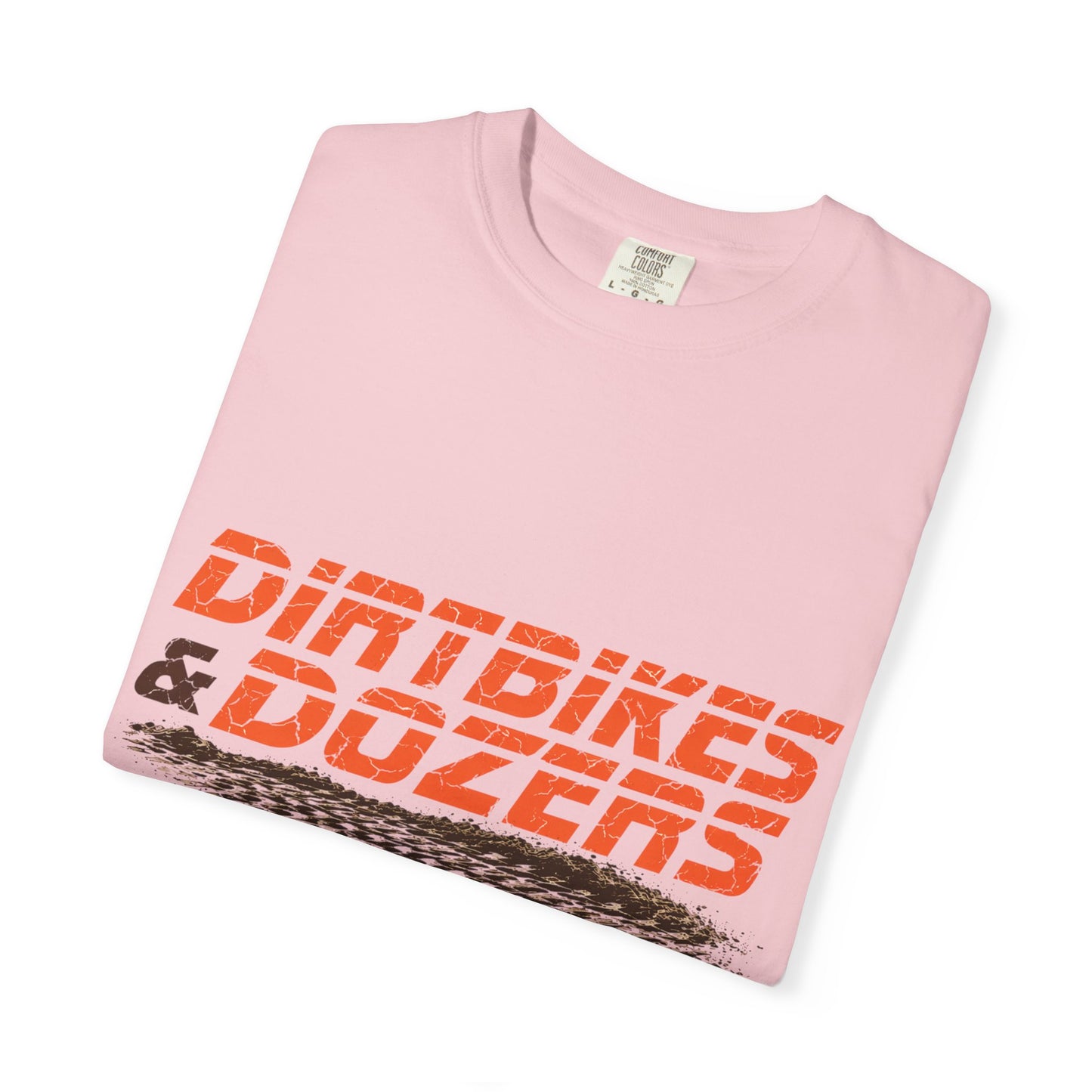 Dirtbikes & Dozers Tee — Off-Road Moto Tire-Track T-Shirt