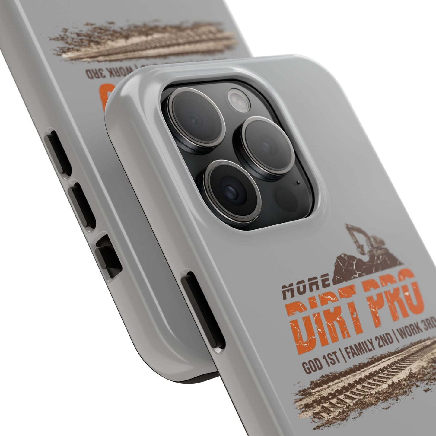Dirt Pro Tough Phone Case – 'More Dirt Pro' Off-Road Motocross Design