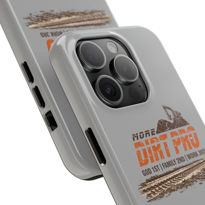 Dirt Pro Tough Phone Case – 'More Dirt Pro' Off-Road Motocross Design
