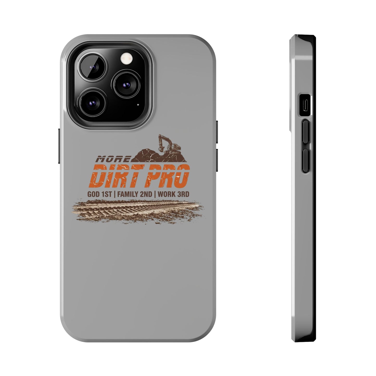Dirt Pro Tough Phone Case – 'More Dirt Pro' Off-Road Motocross Design