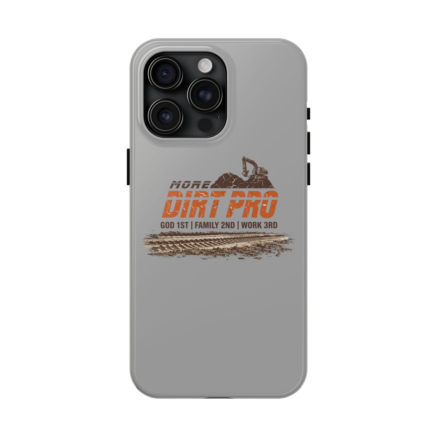 Dirt Pro Tough Phone Case – 'More Dirt Pro' Off-Road Motocross Design