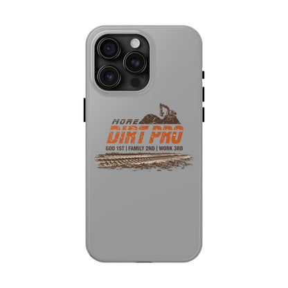 Dirt Pro Tough Phone Case – 'More Dirt Pro' Off-Road Motocross Design
