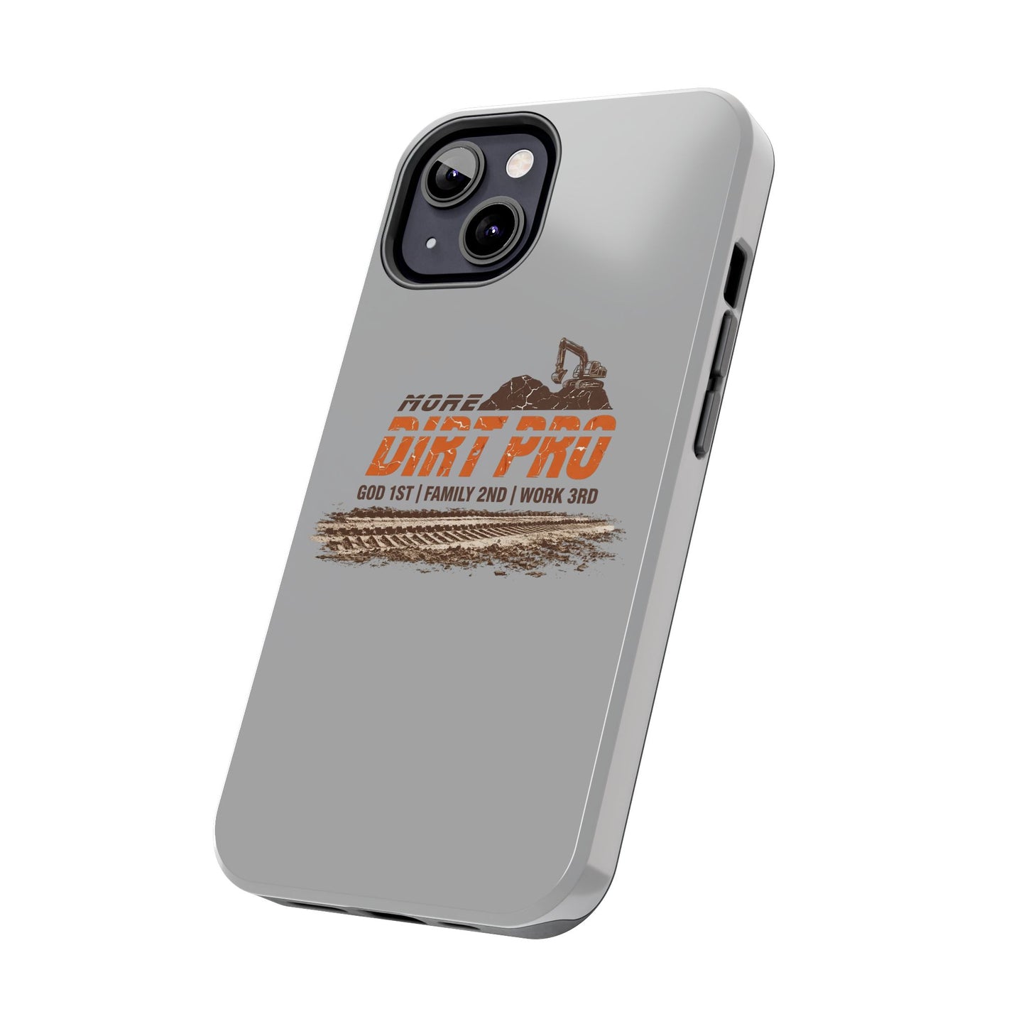 Dirt Pro Tough Phone Case – 'More Dirt Pro' Off-Road Motocross Design