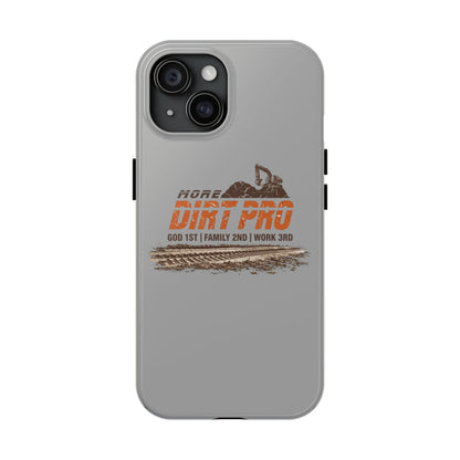 Dirt Pro Tough Phone Case – 'More Dirt Pro' Off-Road Motocross Design