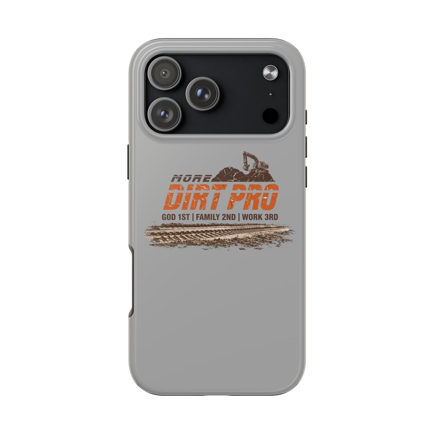 Dirt Pro Tough Phone Case – 'More Dirt Pro' Off-Road Motocross Design