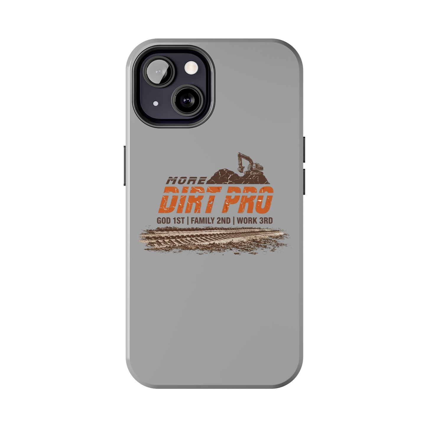 Dirt Pro Tough Phone Case – 'More Dirt Pro' Off-Road Motocross Design