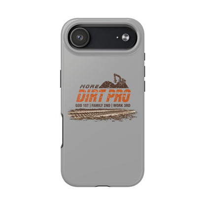 Dirt Pro Tough Phone Case – 'More Dirt Pro' Off-Road Motocross Design