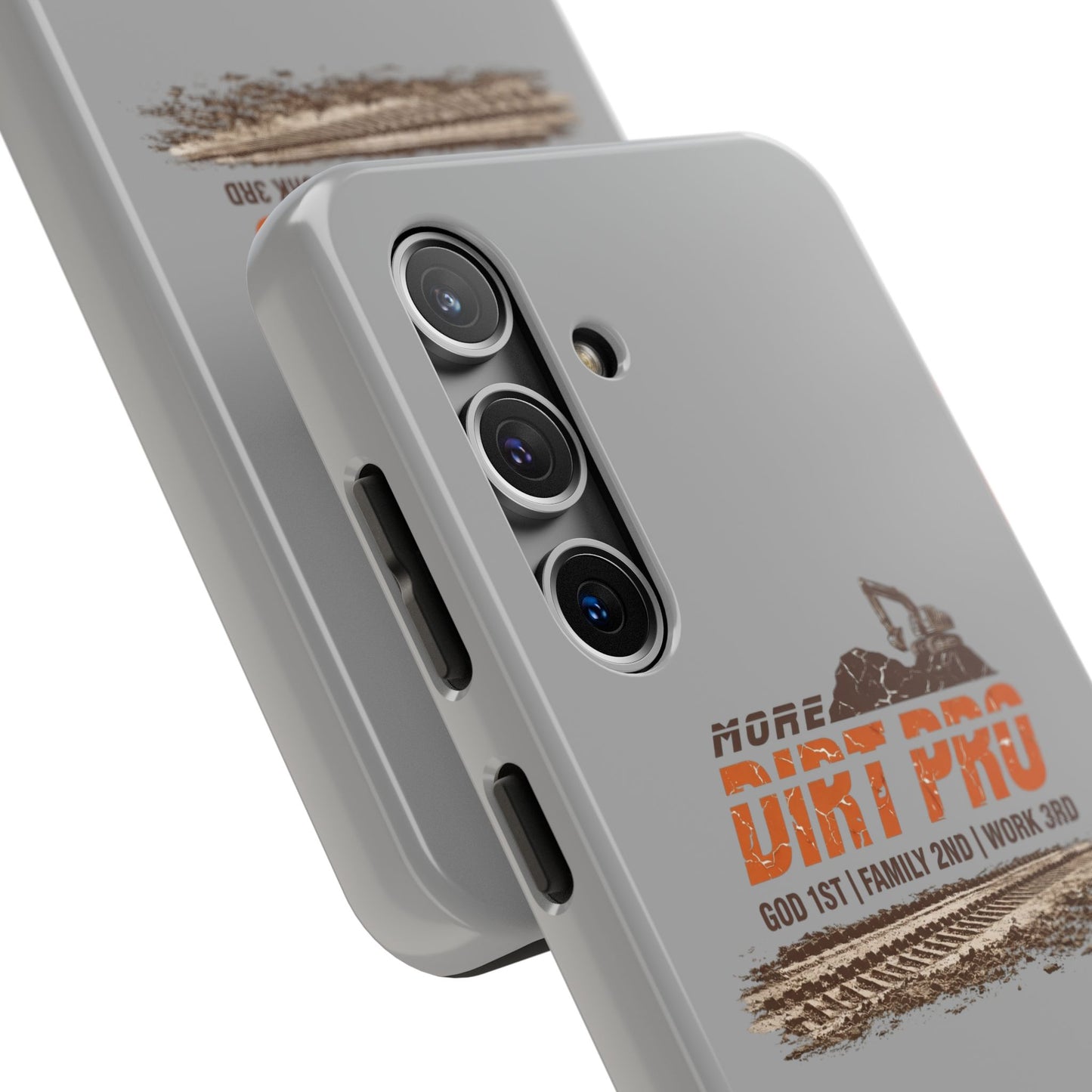 Dirt Pro Tough Phone Case – 'More Dirt Pro' Off-Road Motocross Design