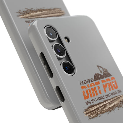 Dirt Pro Tough Phone Case – 'More Dirt Pro' Off-Road Motocross Design