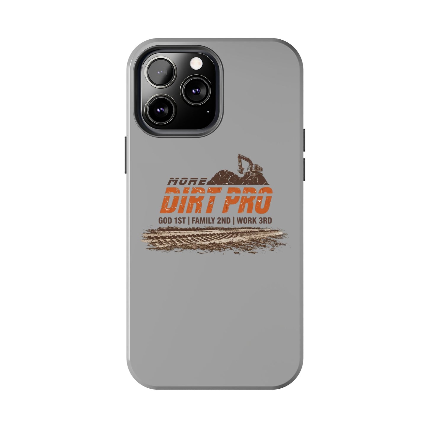 Dirt Pro Tough Phone Case – 'More Dirt Pro' Off-Road Motocross Design