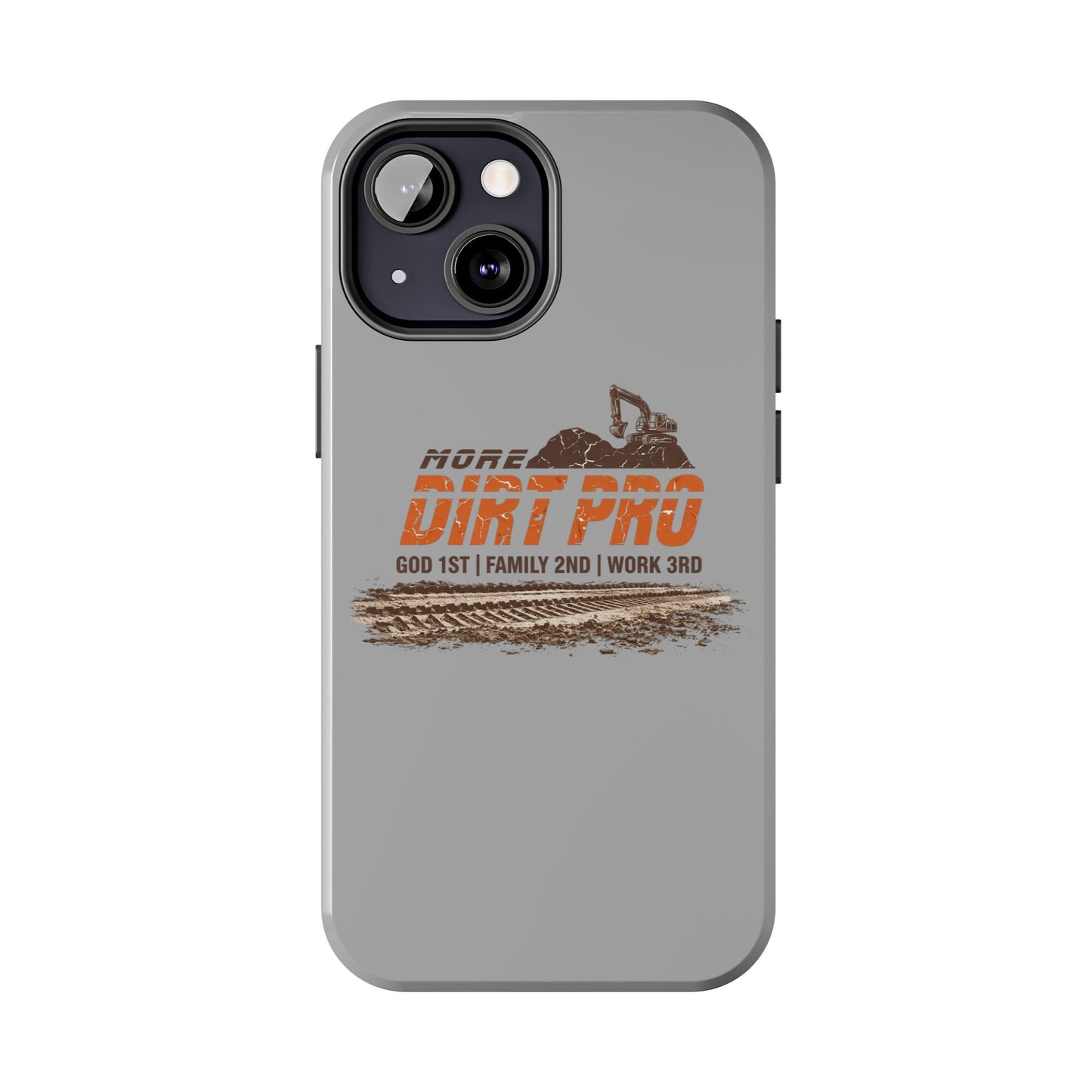 Dirt Pro Tough Phone Case – 'More Dirt Pro' Off-Road Motocross Design