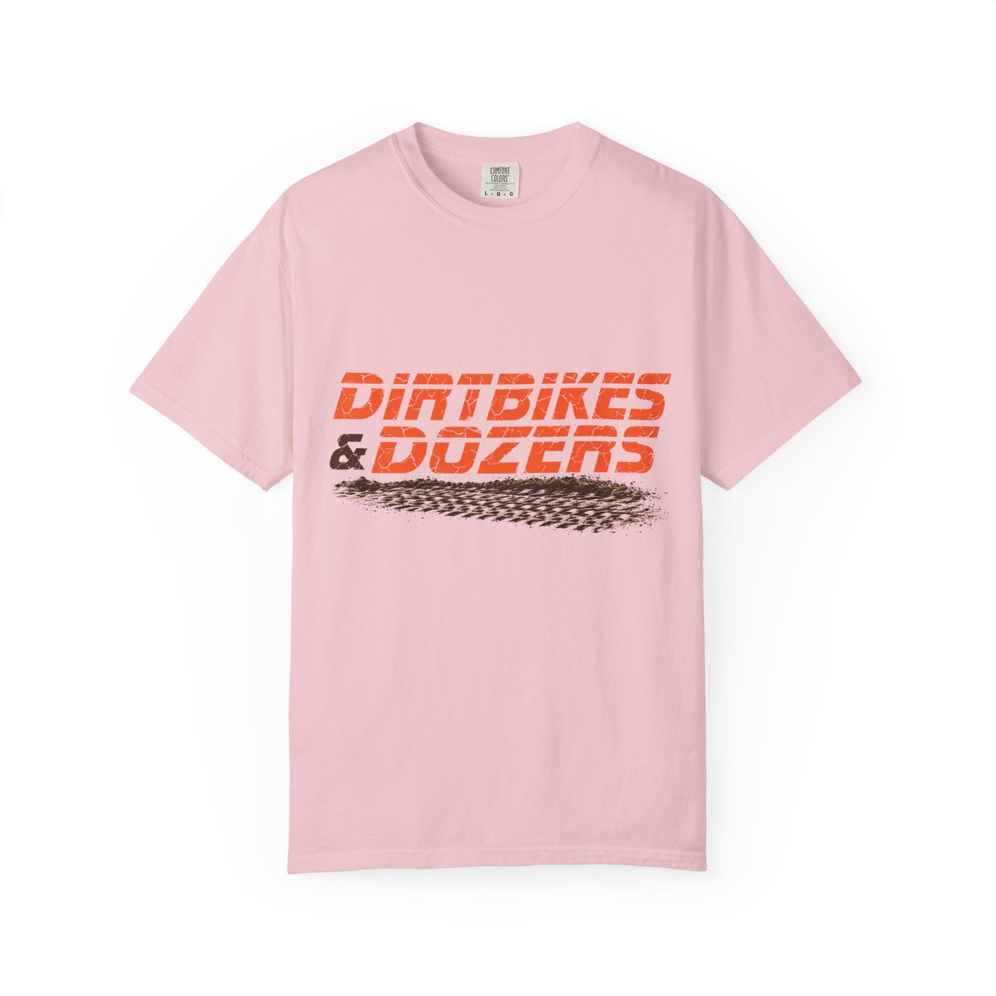 Dirtbikes & Dozers Tee — Off-Road Moto Tire-Track T-Shirt