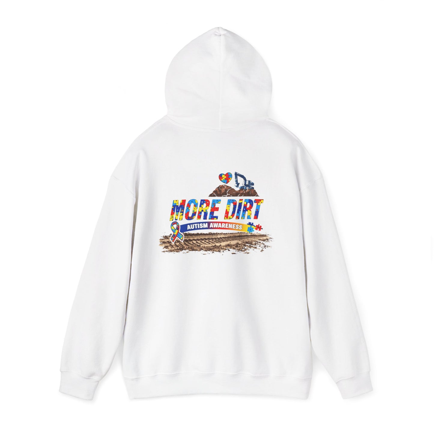 Hoodie - "More Dirt" Autism Awareness Racing Hoodie