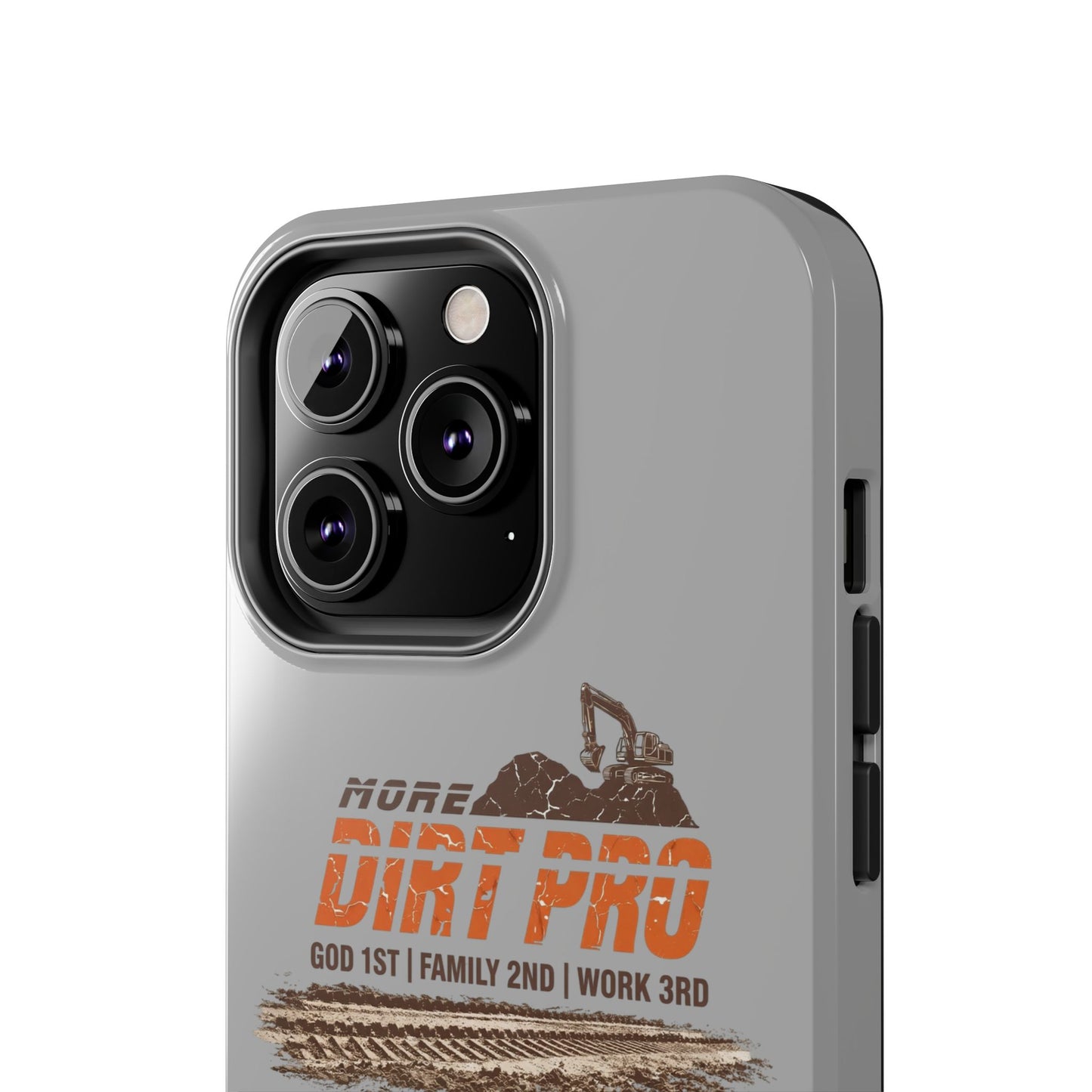 Dirt Pro Tough Phone Case – 'More Dirt Pro' Off-Road Motocross Design