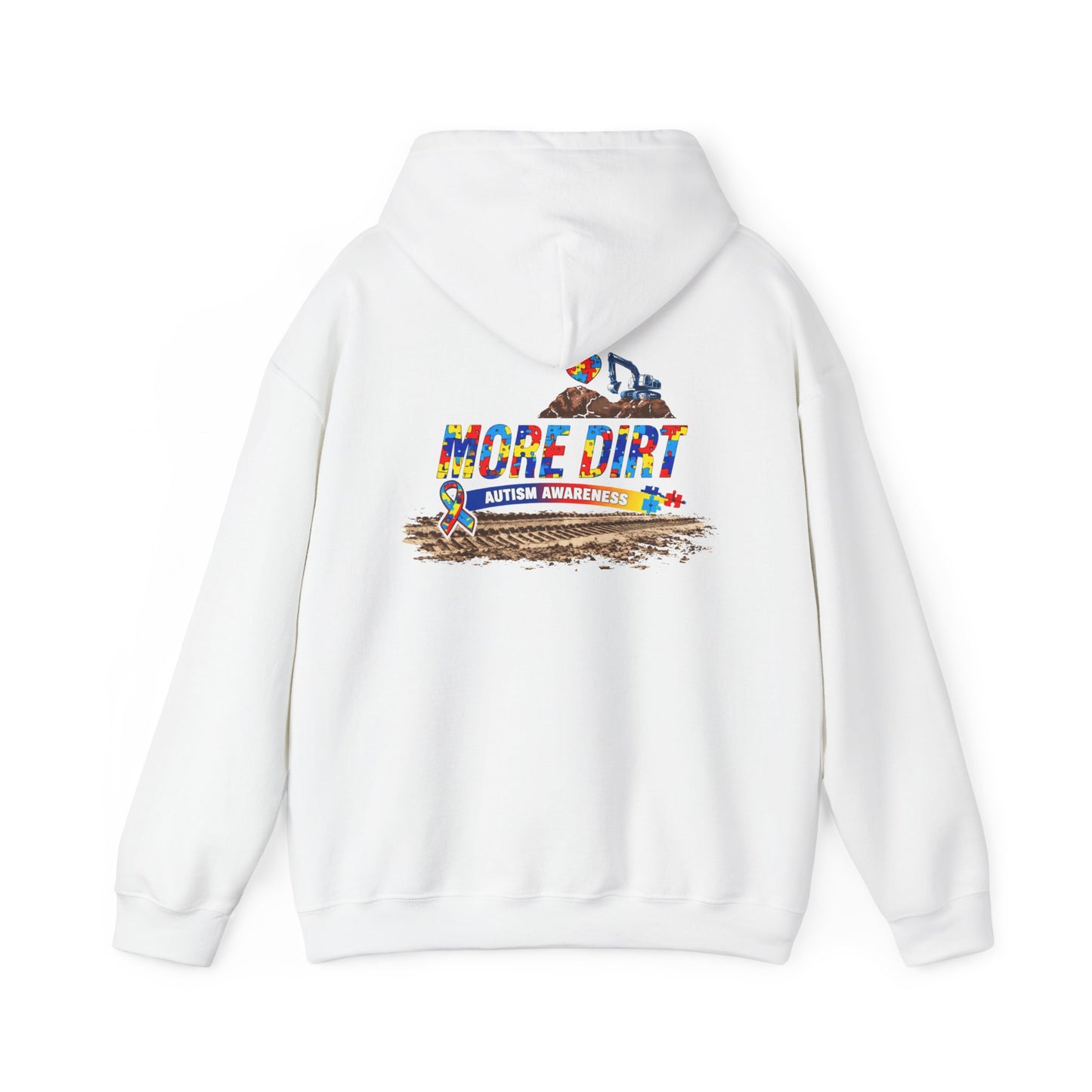 Hoodie - "More Dirt" Autism Awareness Racing Hoodie