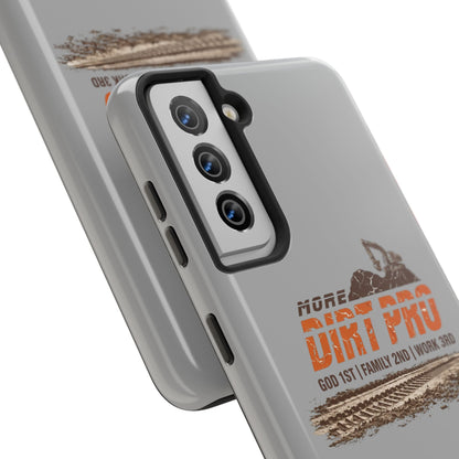 Dirt Pro Tough Phone Case – 'More Dirt Pro' Off-Road Motocross Design
