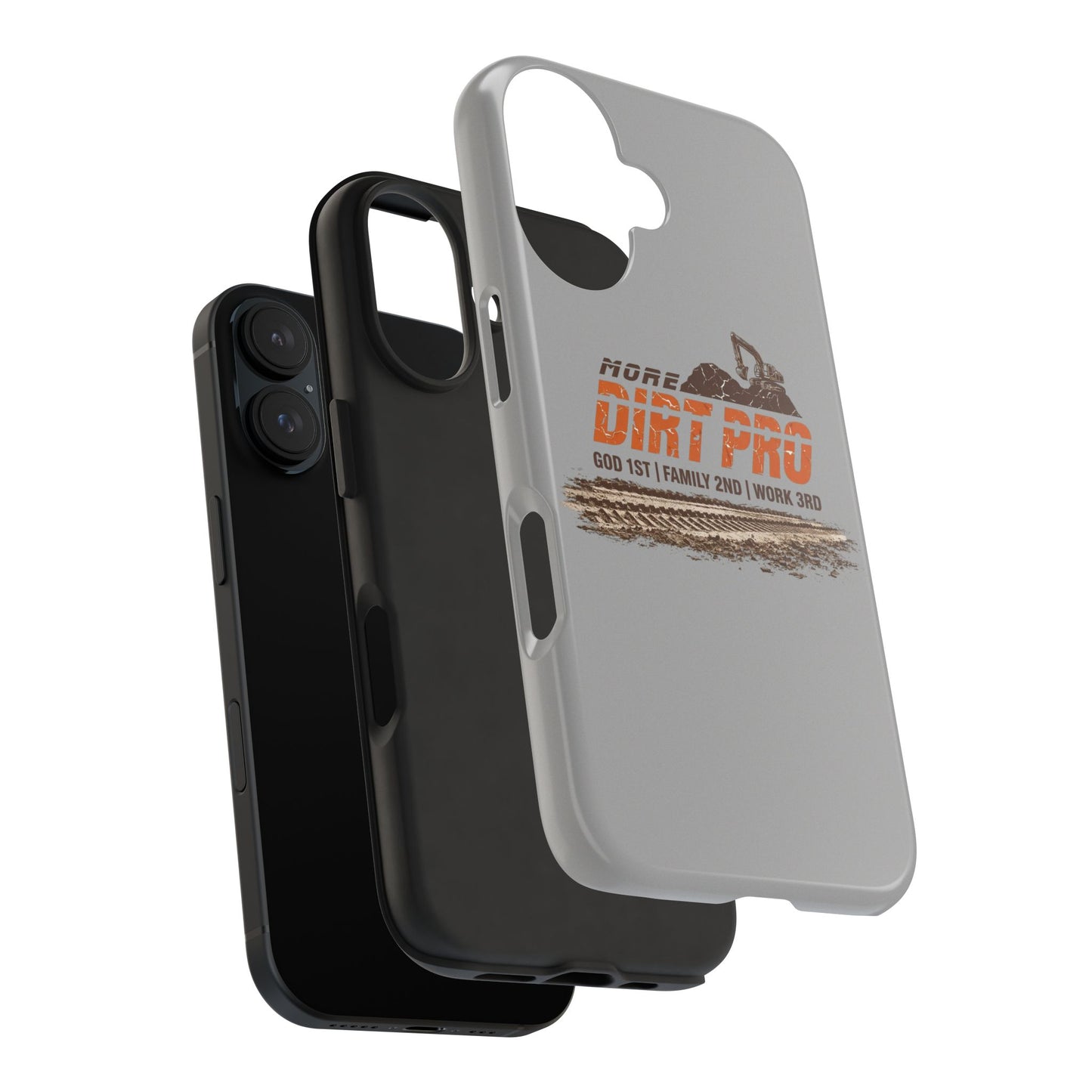 Dirt Pro Tough Phone Case – 'More Dirt Pro' Off-Road Motocross Design