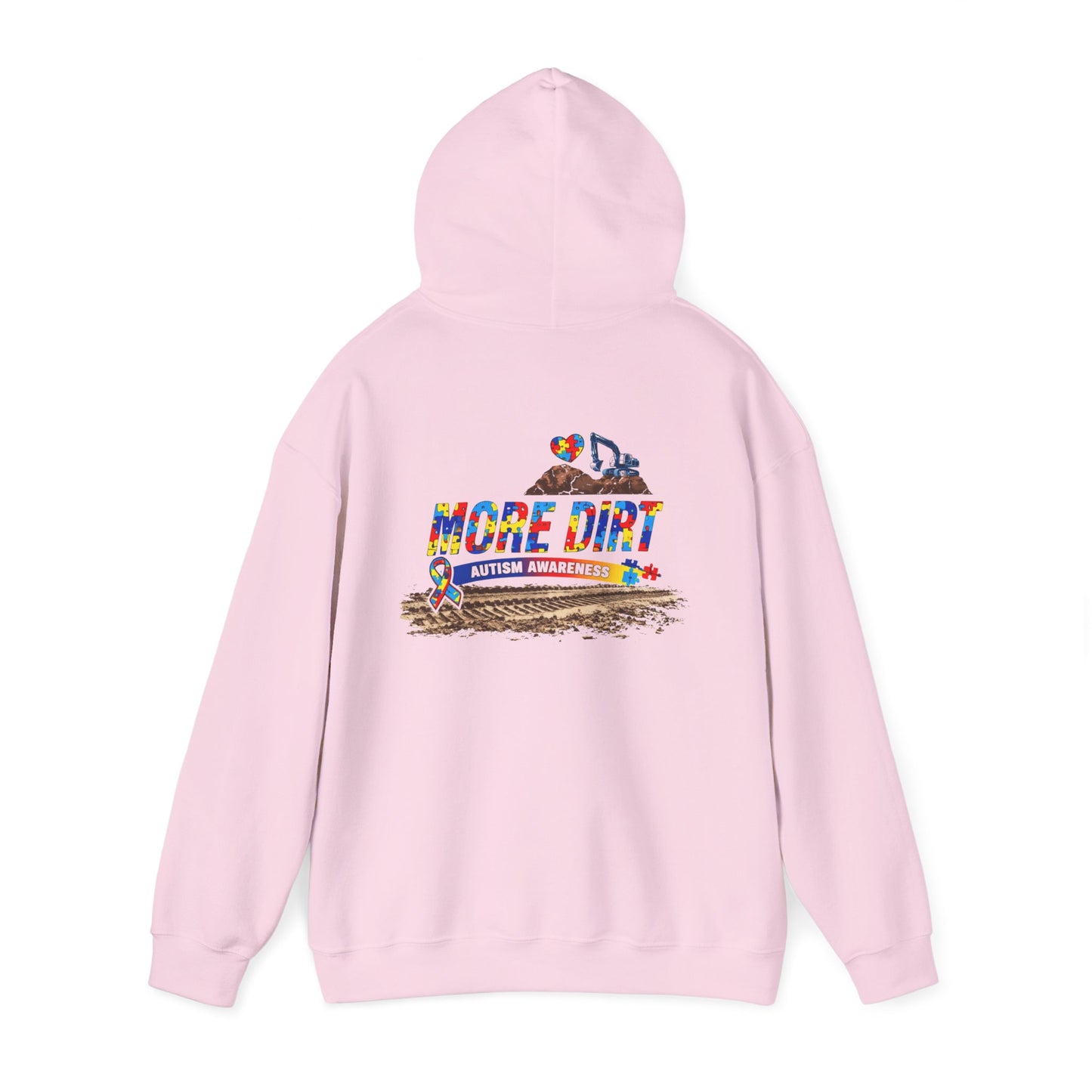 Hoodie - "More Dirt" Autism Awareness Racing Hoodie